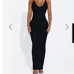 Naked wardrobe crochet maxi dress